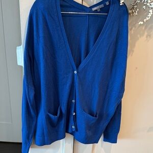 Vince Deep Blue Women's Cardigan